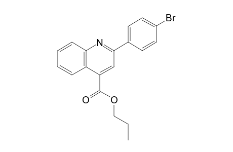 Propyl 2-(4-bromophenyl)-4-quinolinecarboxylate