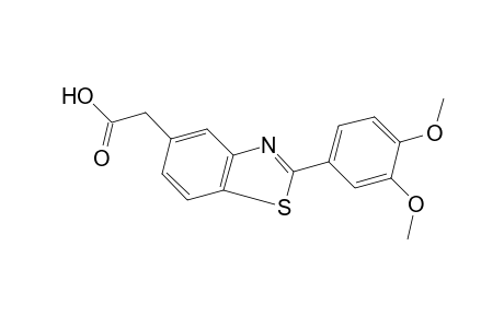 2-(3,4-dimethoxyphenyl)-5-benzothiazoleacetic acid
