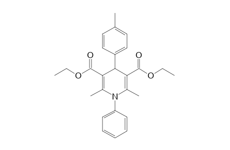1,4-dihydro-2,6-dimethyl-1-phenyl-4-p-tolyl-3,5-pyridinedicarboxylic acid, diethyl ester