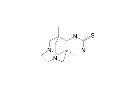 1,8-Dimethyl-9-thioureido-3,6-diazahomoadamantane