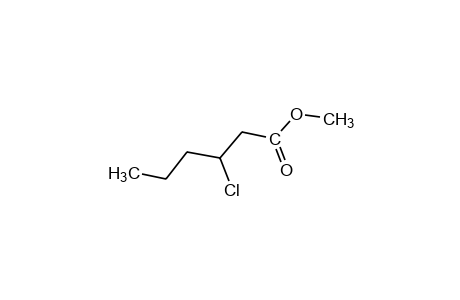 3-Chloro-hexanoic acid, methyl ester