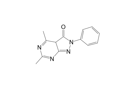 3H-Pyrazolo[3,4-d]pyrimidin-3-one, 2,3a-dihydro-4,6-dimethyl-2-phenyl-