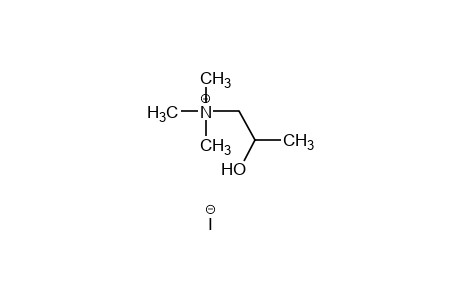 (2-hydroxypropyl)trimethylammonium iodide
