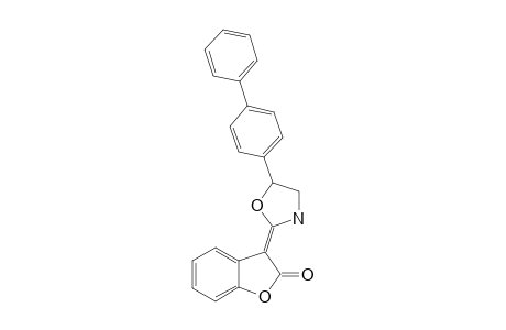 3-[4'-(4",4"'-Biphenyl)-1',3'-oxazolidin-2'-ylidene]-2-coumaranone