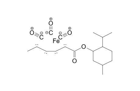 Iron, tricarbonyl[(2,3,4,5-.eta.)-5-methyl-2-(1-methylethyl)cyclohexyl 2,4-hexadienoate]-