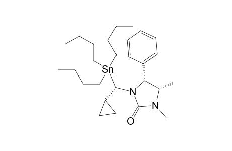(4R,5S,1'S)-1-Methyl-3-[1-(tri-n-butylstannyl)cyclopropylmethyl]-4-phenyl-5-methylimidazolidin-2-one