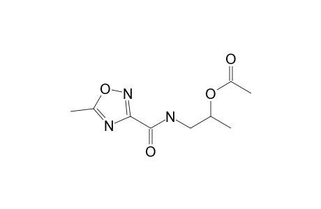 1,2,4-Oxadiazole-3-carboxamide, N-[2-(acetyloxy)propyl]-5-methyl-