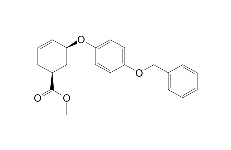 (1S,5S)-cis-5-(Methoxycarbonyl)cyclohex-2-enyl 4'-benzyloxyphenyl ether