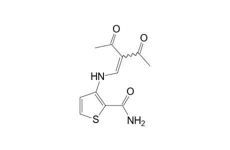 3-[(2-acetyl-3-oxo-1-butenyl)amino]-2-thiophenecarboxamide