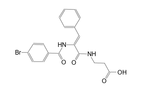 N-{(2Z)-2-[(4-bromobenzoyl)amino]-3-phenyl-2-propenoyl}-beta-alanine