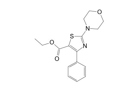 2-morpholino-4-phenyl-5-thiazolecarboxylic acid, ethyl ester