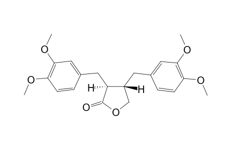 MATAIRESINOL-DIMETHYLETHER;3,4-BIS-[(3,4-DIMETHOXYPHENYL)-METHYL]-DIHYDRO-(3R-TRANS)-2(3H)-FURANONE