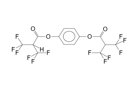 1,4-bis[.alpha.-Hydro-(hexa fluoro)isobutyryloxy]-benzene