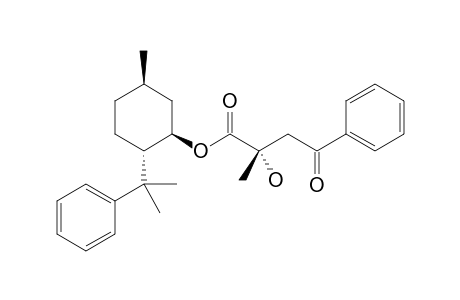 5-Methyl-2-(1-methyl-1-phenylethyl)cyclohexyl 2-hydroxy-2-methyl-4-oxo-4-phenylbutanoate