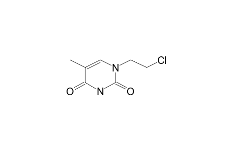 2,4(1H,3H)-Pyrimidinedione, 1-(2-chloroethyl)-5-methyl-