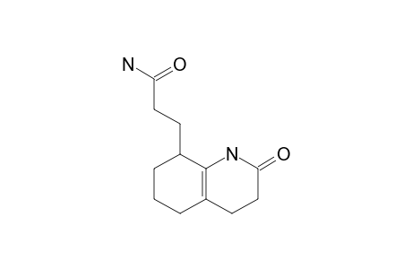 8-(2-Carbamoylethyl)-3,4,5,6,7,8-hexahydro-2(1H)-quinolinone