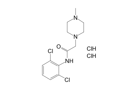 2',6'-dichloro-2-(4-methyl-1-piperazinyl)acetanilide, dihydrochloride