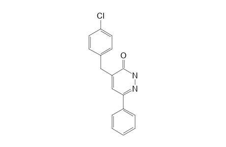 4-(4-Chlorobenzyl)-6-phenylpyridazin-3(2H)-one