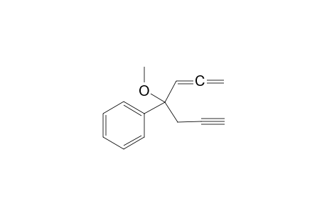 (4-methoxyhepta-1,2-dien-6-yn-4-yl)benzene