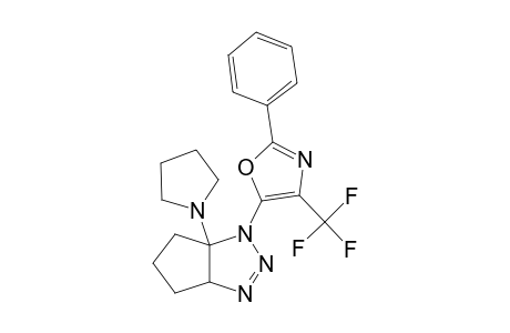 4-(2-PHENYL-4-TRIFLUOROMETHYL-5-OXAZOLYL)-5-(1-PYRROLIDINYL)-2,3,4-TRIAZABICYCLO-[3.3.0]-OCT-2-ENE