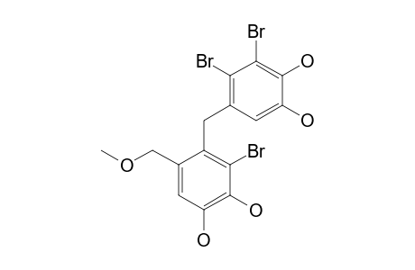 2,2',3-TRIBROMO-3',4,4',5-TETRAHYDROXY-6'-METHOXY-METHYLDIPHENYL-METHANE