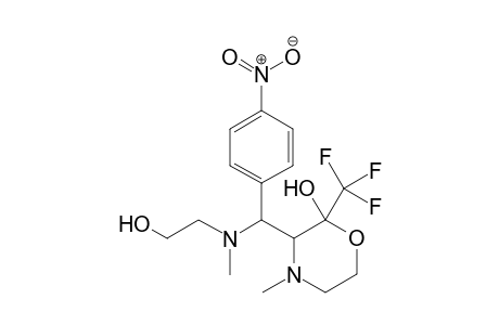 3-{[(2-Hydroxyethyl)(methyl)amino]-(4-nitrophenyl)methyl}-4-methyl-2-trifluoromethylmorpholin-2-ol