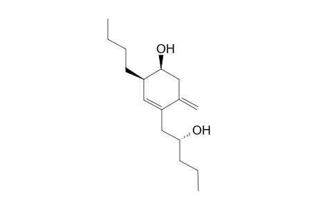 (1S,2R)-2-butyl-4-[(2R)-2-hydroxypentyl]-5-methylene-1-cyclohex-3-enol