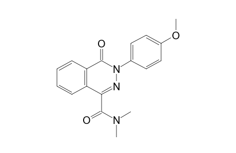 3,4-DIHYDRO-N,N-DIMETHYL-3-(p-METHOXYPHENYL)-4-OXO-1-PHTHALAZINECARBOXAMIDE