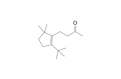 4-(2'-tert-Butyl-5',5'-dimethylcyclopent-1'-en-1'-yl)butan-2-one