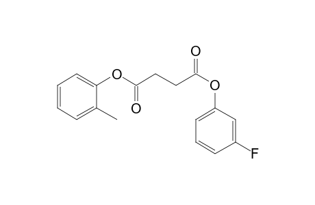 Succinic acid, 2-methylphenyl 3-fluorophenyl ester