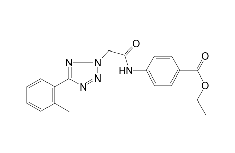 4-[2-(5-O-Tolyl-tetrazol-2-yl)-acetylamino]-benzoic acid ethyl ester