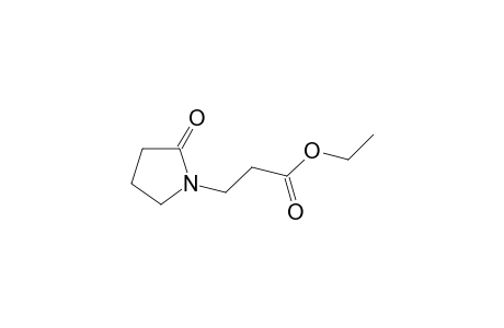 1-(2-Oxopyrrolidine)propanoic acid ethylester