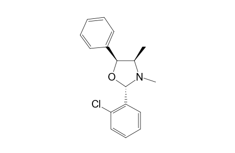 (2R,4S,5R)-2-(2-CHLOROPHENYL)-3,4-DIMETHYL-5-DIPHENYL-OXAZOLIDINE