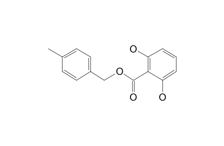 Benzoic acid, 2,6-dihydroxy-, (4-methylphenyl)methyl ester