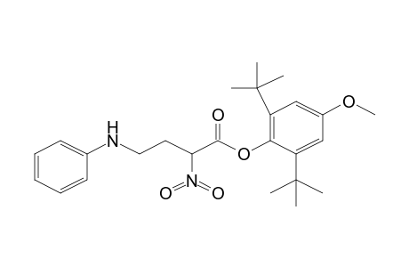 Butanoic acid, 2-nitro-4-(phenylamino)-, 2,6-bis(1,1-dimethylethyl)-4-methoxyphenyl ester
