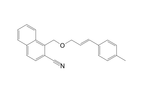 (E)-2-cyano-1-[5-(4-methylphenyl)-2-oxapent-4-enyl]naphthalene