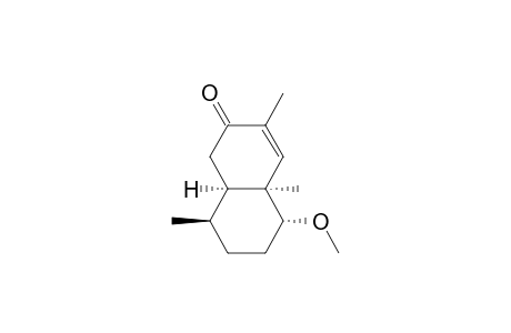 2(1H)-Naphthalenone, 4a,5,6,7,8,8a-hexahydro-5-methoxy-3,4a,8-trimethyl-, (4a.alpha.,5.alpha.,8.beta.,8a.alpha.)-