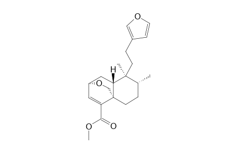 METHYL-2,19;15,16-DIEPOXY-NEO-CLERODAN-3,13(16),14-TRIEN-18-OATE