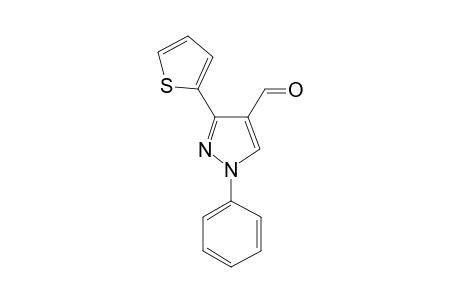 Pyrazole-4-carboxaldehyde, 1-phenyl-3-(2-thienyl)-