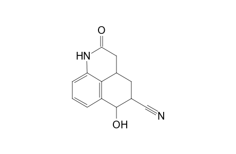 exo-5-Cyano-6-hydroxy-3a,4,5,6-tetrahydro-1H,3H-1-azaphenalen-2-one