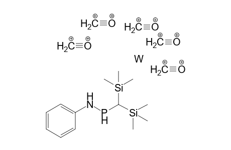 1-(bis(trimethylsilyl)methyl)-N-phenylphosphinamine, pentametheyliumoxonium tungsten salt