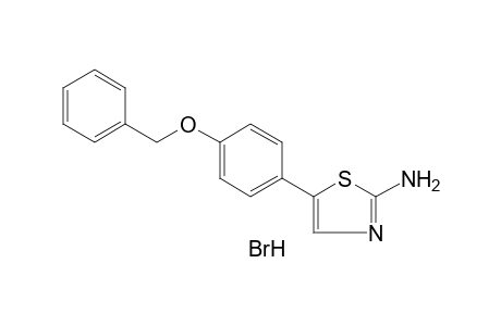 2-amino-5-[p-(benzyloxy)phenyl]thiazole, monohydrobromide