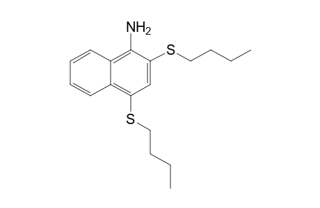 1-Amino-2,4-di(1-butylthio)naphthalene