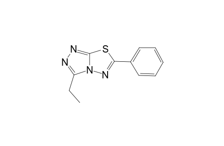 3-Ethyl-6-phenyl[1,2,4]triazolo[3,4-b][1,3,4]thiadiazole