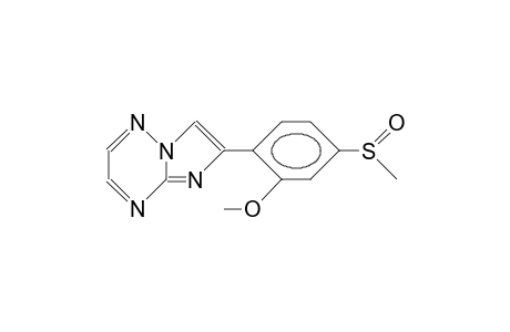 6-(2-Methoxy-4-methylsulfinyl-phenyl)-imidazo(1,2-B)(1,2,4)triazine