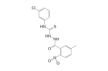 4-(m-chlorophenyl)-1-(6-nitro-m-toluoyl)-3-thiosemicarbazide