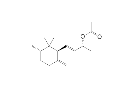 (+)-(2S,6S,9R)-Irol Acetate