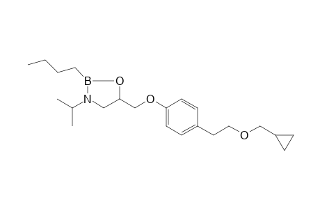 betaxolol-B-butyl-(N,B,O)cycloboronate derivative