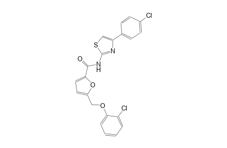 2-furancarboxamide, 5-[(2-chlorophenoxy)methyl]-N-[4-(4-chlorophenyl)-2-thiazolyl]-