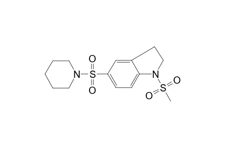 Indoline, 1-methylsulfonyl-5-(1-piperidylsulfonyl)-